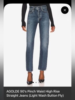 AGOLDE 90's Pinch Waist High Rise
Straight Jeans